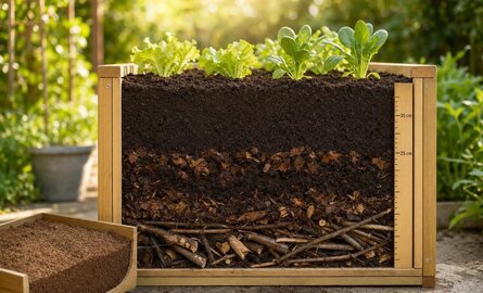Moestuinbak vullen: het ideale grondrecept laag voor laag