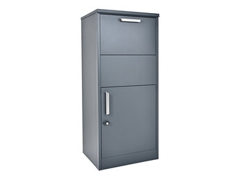 Pakketbrievenbus Pepe - 50x39x114 cm - staal - antraciet