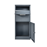 Pakketbrievenbus Pepe - 50x39x114 cm - staal - antraciet