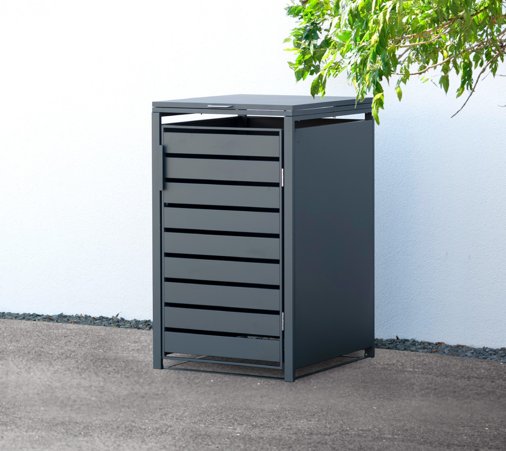 Container ombouw Kubus - 1 container - 240 liter - antraciet