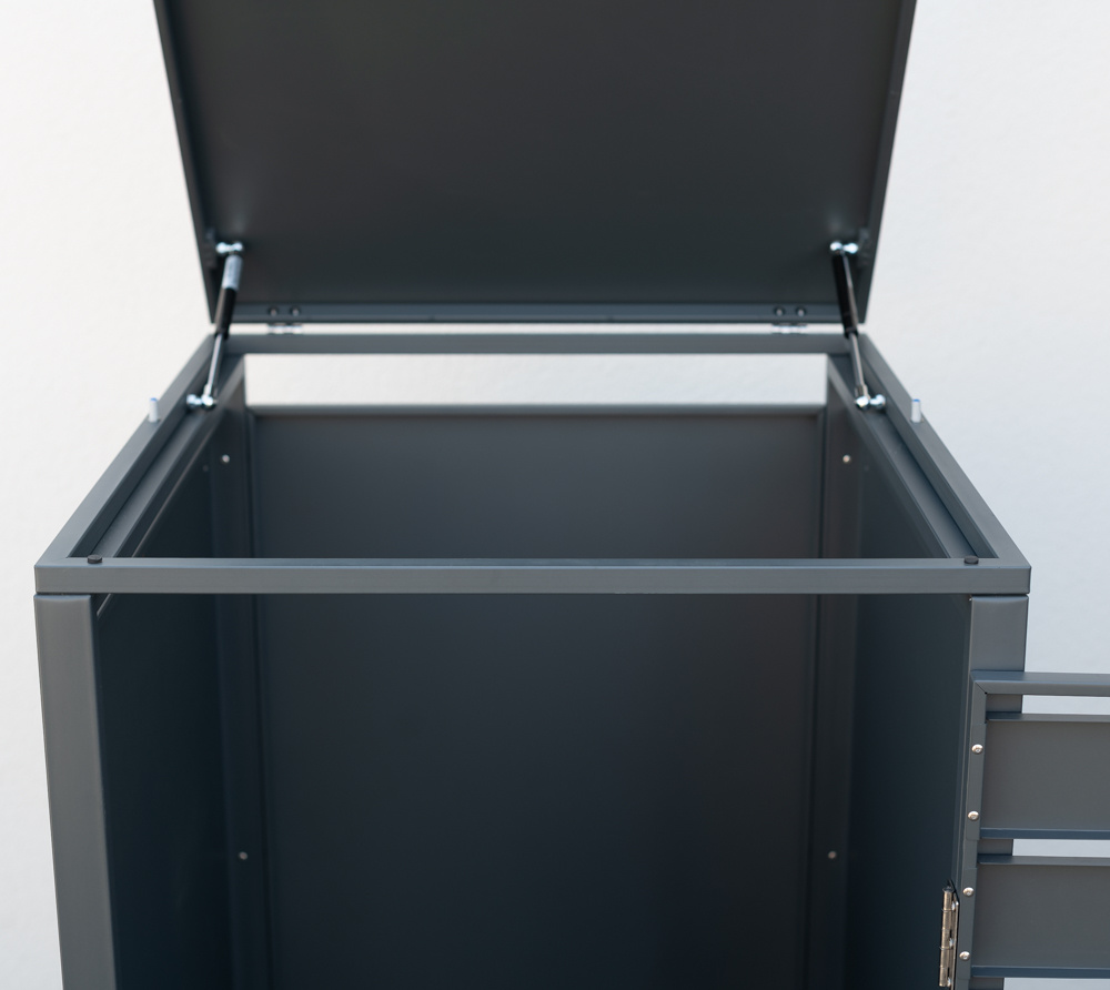 Container ombouw Kubus - 1 container - 240 liter - antraciet