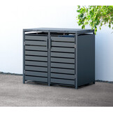 Container ombouw Kubus - 2 containers - 2x 240 L - antraciet