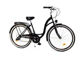 Meisjesfiets 26 inch - stadsfiets 7 versnellingen - zwart