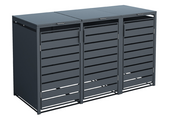 Container ombouw Kubus - 3 containers - 3x 240 L - antraciet