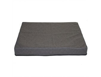 Hondenkussen - maat M - 50x60x8cm - wasbaar - donkergrijs