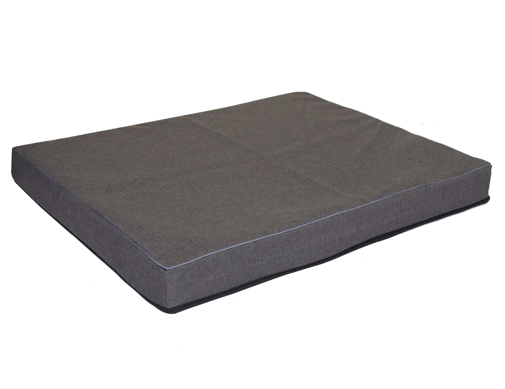 Hondenkussen - maat M - 50x60x8cm - wasbaar - donkergrijs
