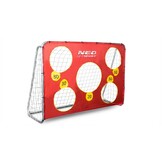 Voetbaldoel - 215x153x76 cm - met richtoefening - buiten gebruik