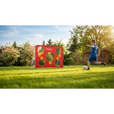 Voetbaldoel - 215x153x76 cm - met richtoefening - buiten gebruik