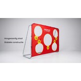 Voetbaldoel - 215x153x76 cm - met richtoefening - buiten gebruik