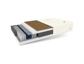 Matras 200x200 pocketvering - 7 zone, 22cm H3/H4