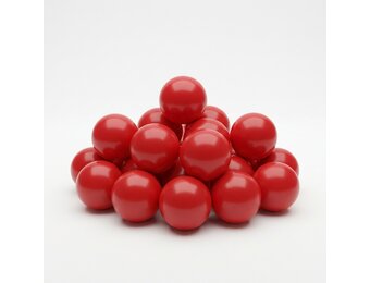 Ballenbak ballen rood (70mm) 100 stuks