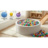 Ballenbak ballen 500 stuks 7cm, rood, groen, paars, roze, geel, blauw