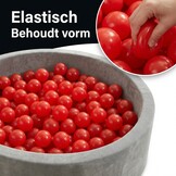 Ballenbak ballen rood (70mm) 100 stuks