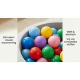 Ballenbak ballen 500 stuks 7cm, rood, groen, paars, roze, geel, blauw