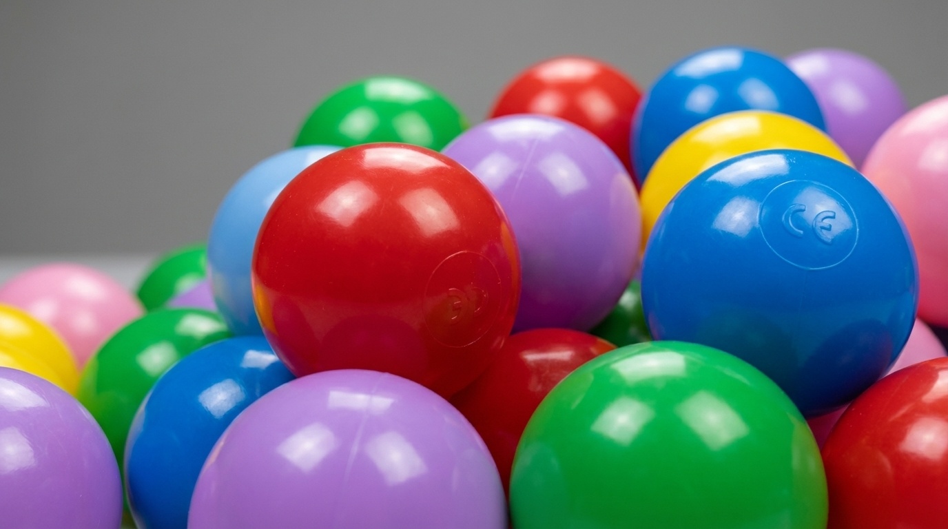 Ballenbak ballen 500 stuks 7cm, rood, groen, paars, roze, geel, blauw