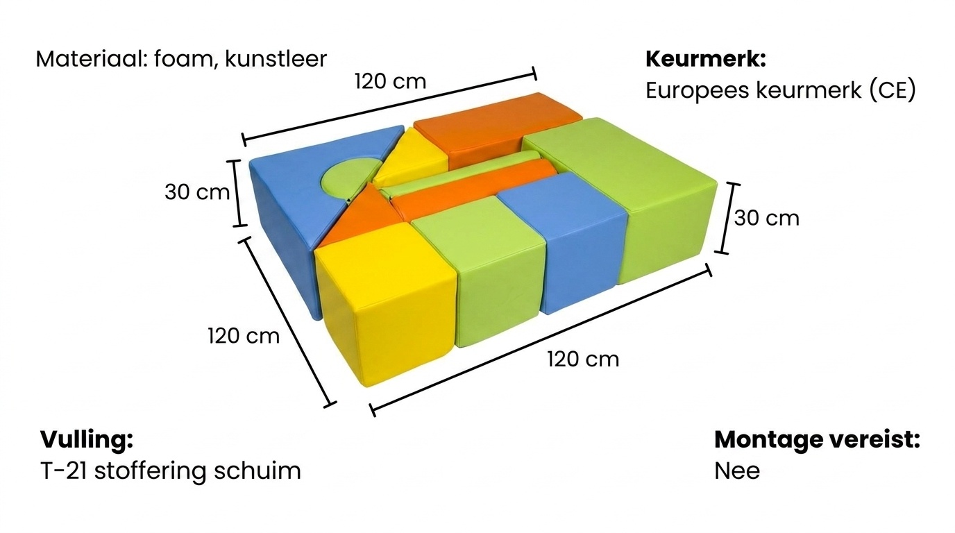 Schuim blokken - Foam blokken - 15 stuks