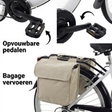 Meisjesfiets - 26 inch - met 7 versnellingen - wit zwart