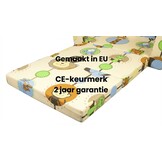 Kinder slaapbank - sofa - groen - logeermatras - 85 x 60 - uil