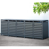 Container ombouw Kubus - 5 containers - 5x 240 L - antraciet