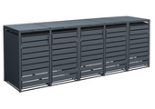 Container ombouw Kubus - 5 containers - 5x 240 L - antraciet