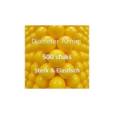 Ballenbak ballen geel (70mm) 500 stuks