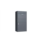 Pakketbrievenbus groot - 150 cm - staal - antraciet