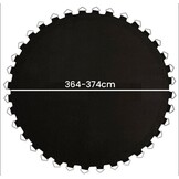 Trampoline springmat & veren set - 72 veren - 12 Ft - 364 cm tot 374 cm diameter