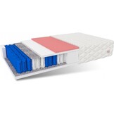 7 zone matras thermoplastisch 140x200 cm wit pocketvering