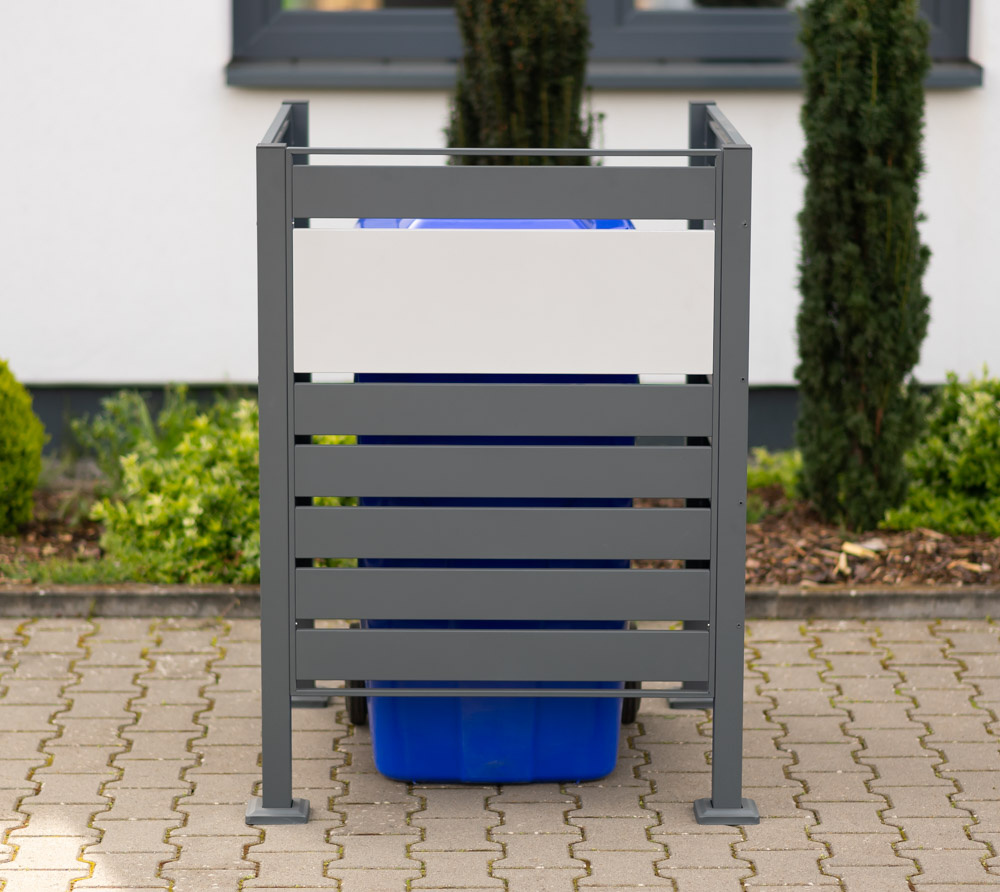 Kliko ombouw Planum - 3 panelen - 1 container 240 L - grijs mix