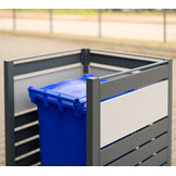 Kliko ombouw Planum - 3 panelen - 1 container 240 L - grijs mix