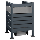 Kliko ombouw Planum - 3 panelen - 1 container 240 L - grijs mix
