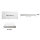 Matras 90x200 cm - 7 cm dik - koudschuim t130/150