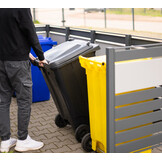 Kliko ombouw Planum - 6 panelen - 4 container 240L - grijs mix