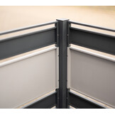 Kliko ombouw Planum - 6 panelen - 4 container 240L - grijs mix