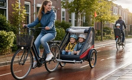 Fietsaanhanger of fietskar voor kinderen: de complete koopgids