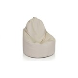 Zitzak fauteuil cappuccino | 70x70x30cm | Kunstleer | EPS-kralen