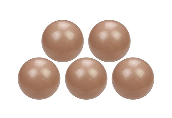 Ballenbak ballen goudroze (70mm) 100 stuks