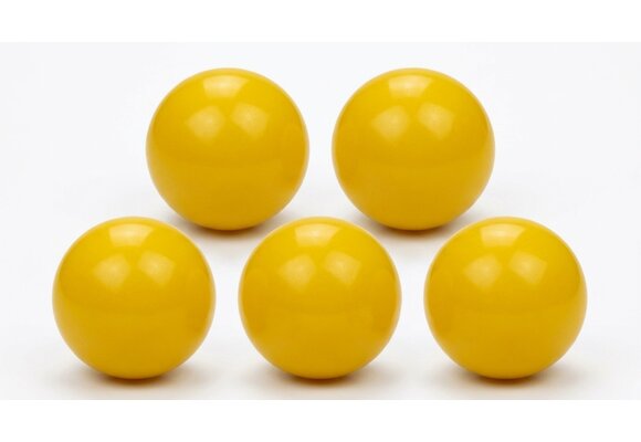 Ballenbak ballen geel (70mm) 100 stuks