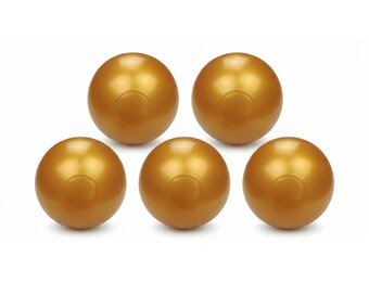 Ballenbak ballen goud (70mm) 1000 stuks