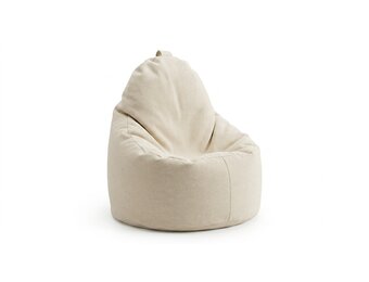 Zitzak zacht cappuccino fauteuil - Kunstleer, 70x70x30 cm