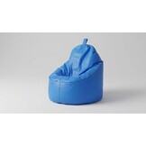 Zitzak fauteuil kunstleer | Lichtblauw | 75x70x30cm | EPS-vulling