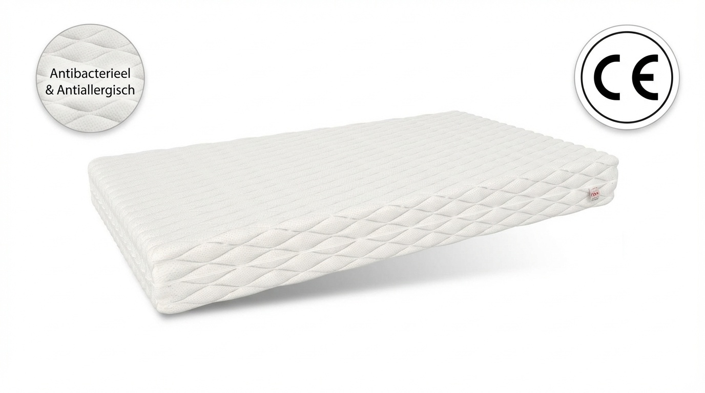 Matras 90x200 koudschuimmatras - H3 hardheid - wasbare hoes