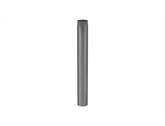 Kachelpijp - rookkanaal - 2mm staal - Ø 120 mm - 100 cm - zwart