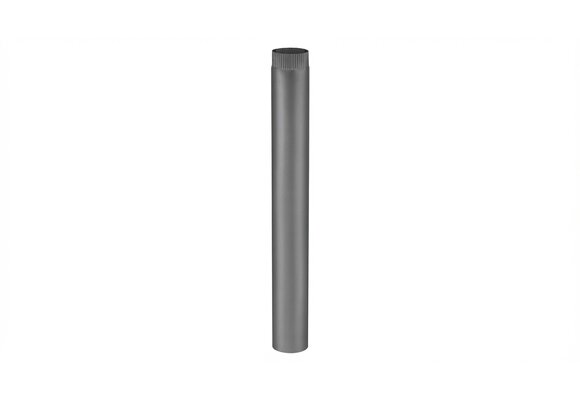 Kachelpijp - rookkanaal - 2mm staal - Ø 120 mm - 100 cm - zwart