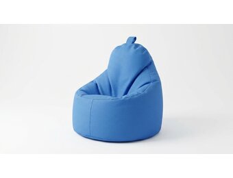 Zitzak fauteuil blauw | Kunstleer | 75x70x30 cm | EU Kwaliteit