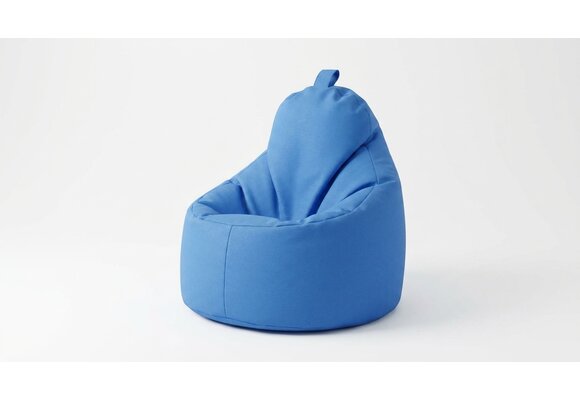 Zitzak fauteuil blauw | Kunstleer | 75x70x30 cm | EU Kwaliteit