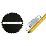 Trampoline springmat & veren set - 42 veren - 8 Ft - 242 cm tot 252 cm diameter