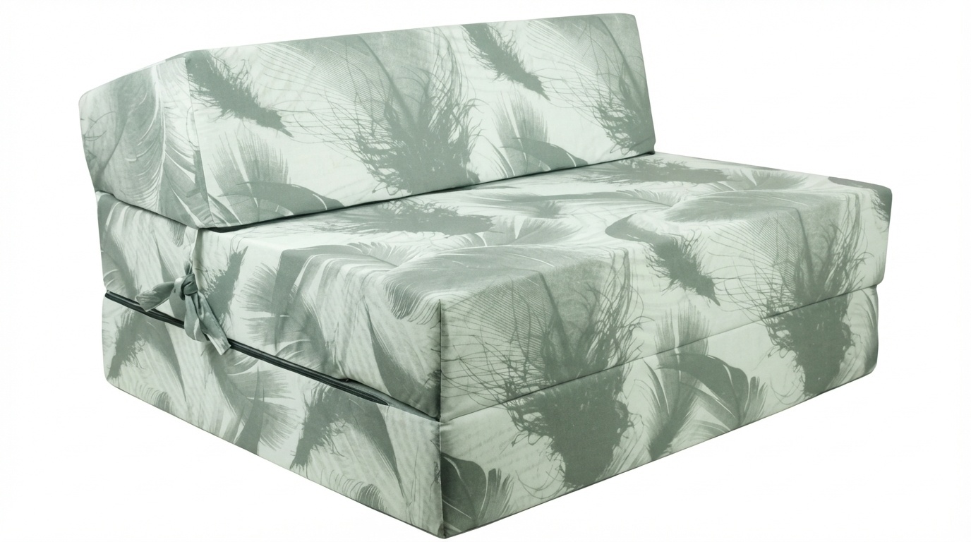 Opvouwbaar matras - Wasbare hoes - 200cm x 90cm x 15cm - Organic
