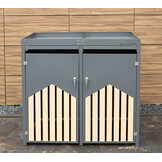 Container ombouw - 2 containers - 2x 240 L - plantenbakken