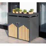 Container ombouw - 2 containers - 2x 240 L - plantenbakken
